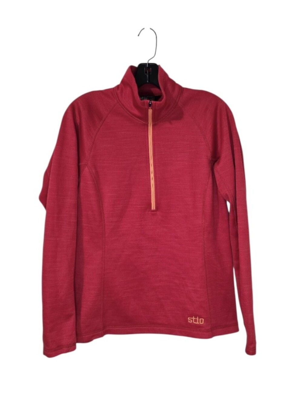Stio Women's Mountain Shadow Gannett Peak Half-Zip Red Women's Large Outdoor